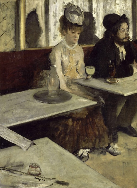 Edgar Degas "l'Absinthe" (1876).