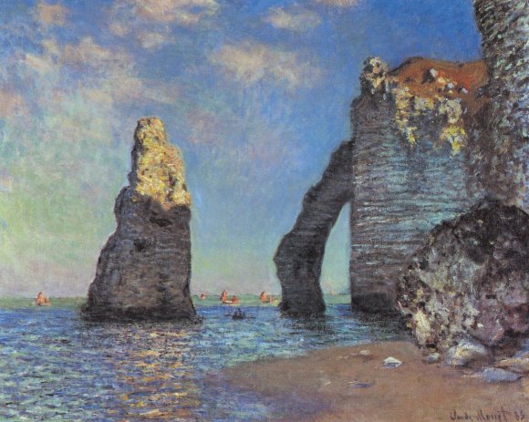Claude Monet "The Cliffs at Etretat" (1885).