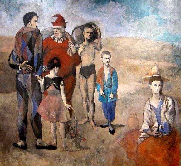 Pablo Picasso "Family of Saltimbanques" (1905).