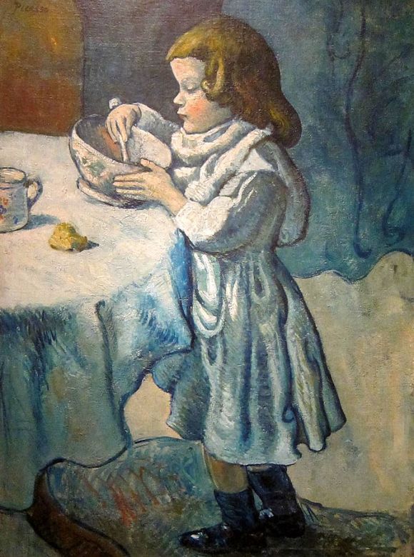 Pablo Picasso "Le Gourmet" (1901).