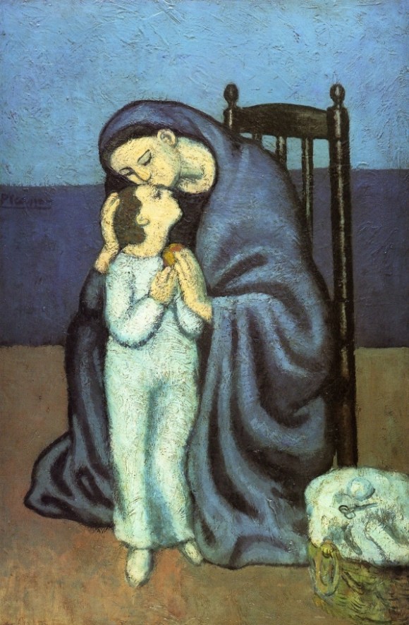 Pablo Picasso "Motherhood" (1901).